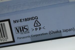 Panasonic E-180 VHS Video Cassette - Image 8