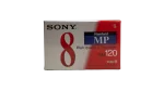 Sony Blank Cassette Tape 120 PAL 8mm