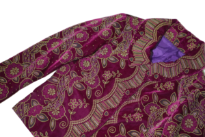1970s Embroidered Velvet Jacket Blazer - Image 4