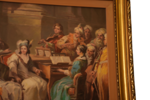 The Grand Turk Giving a Concert to his Mistress Painting - Image 9