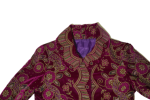 1970s Embroidered Velvet Jacket Blazer - Image 6