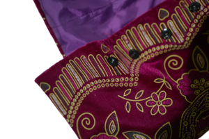 1970s Embroidered Velvet Jacket Blazer - Image 5