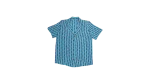 Blue & Turquoise Striped Casual Button Down Shirt