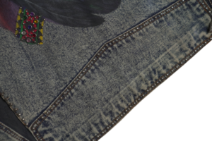 YVES Denim Embroidered Jacket - Image 19
