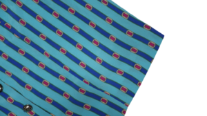 Blue & Turquoise Striped Casual Button Down Shirt - Image 5