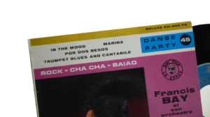 Francis Bay Et Son Orchestre – Rock - Cha Cha - Baiao 7″ Vinyl / 1960 - Image 2