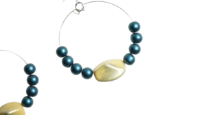 Beaded Hoop Earrings - Image 3