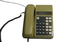 Olive Green Push Buttons Telephone - Image 2