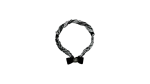 Domino Bow Necklace