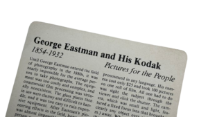 Eastman And His Kodak 1979 Card - Image 5