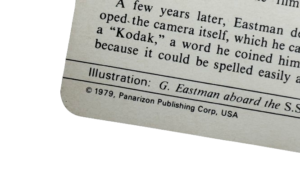 Eastman And His Kodak 1979 Card - Image 8