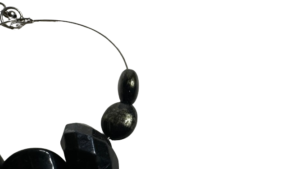Black Hoop Earrings - Image 7