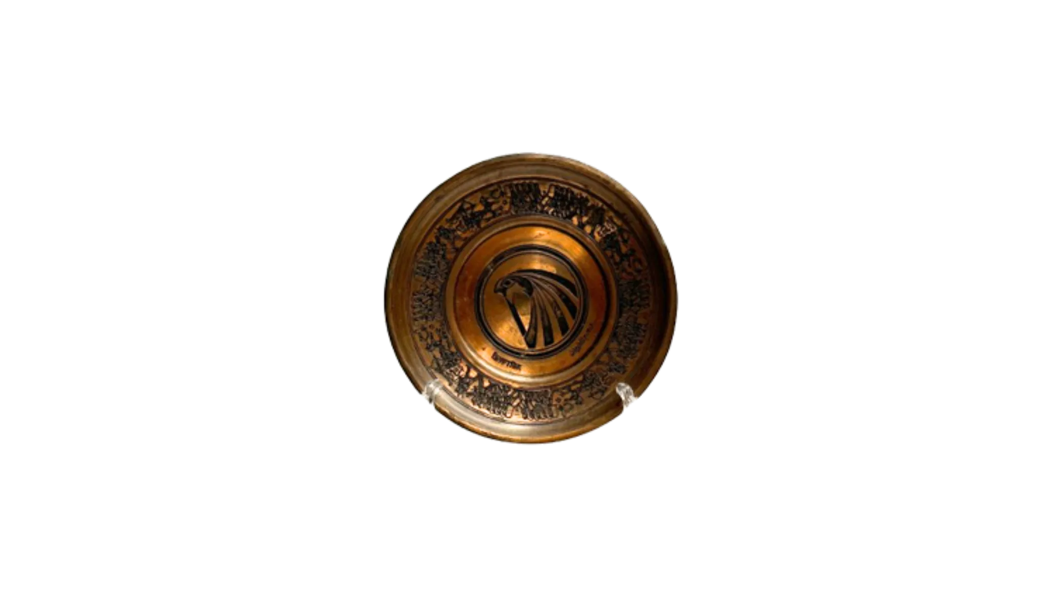 Star Trek IV (21) Egyptair Metal Plate Logo - Image 1