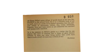 Plexus – Henry Miller Book - Image 5