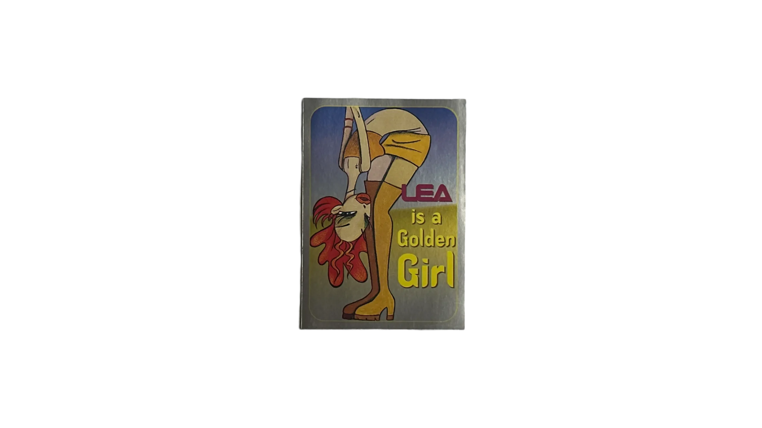 001231 LEA Is A Golden Girl Panini Sticker - Image 1