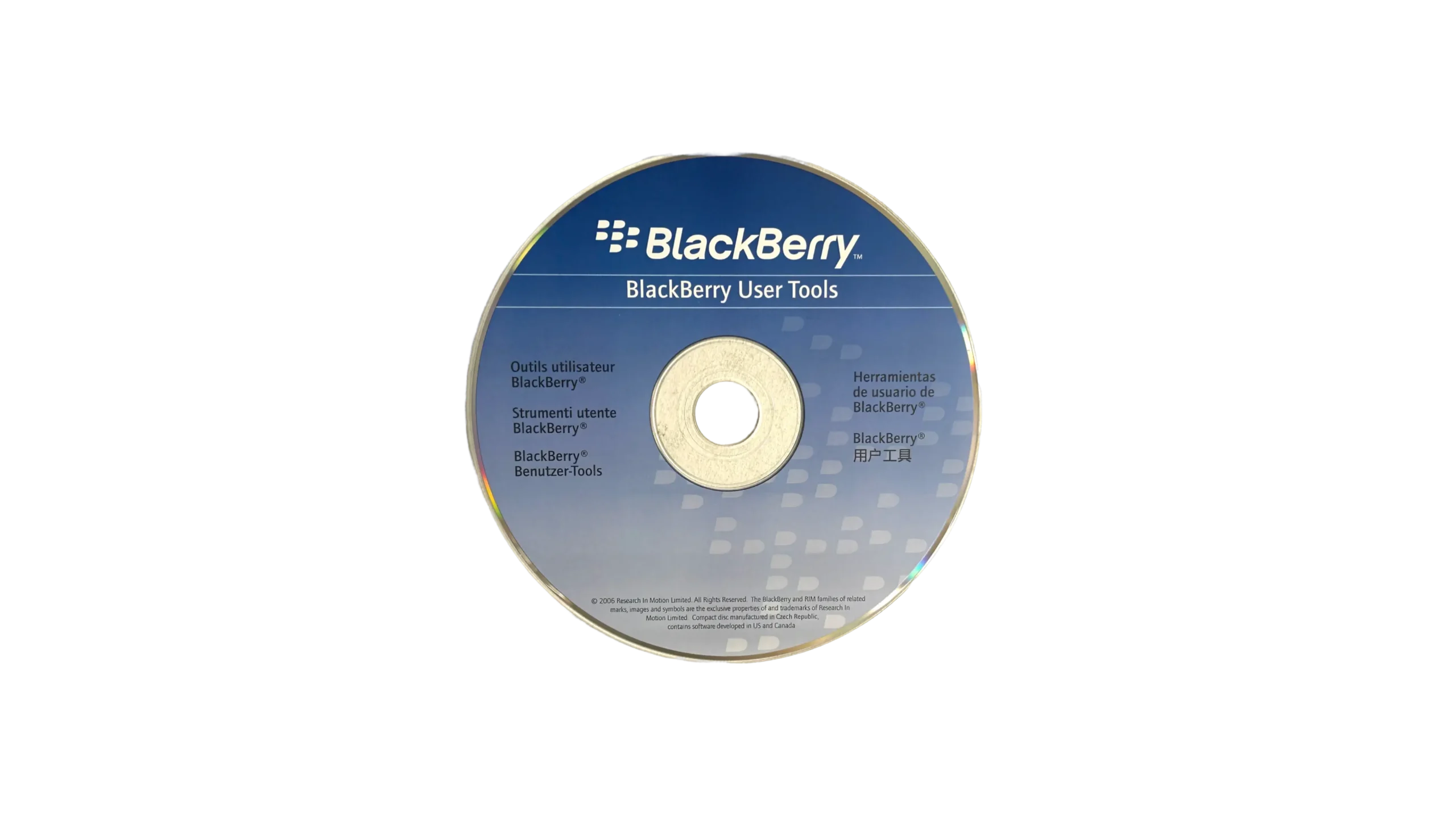 IMG_4524 BlackBerry User Tools CD - Image 1
