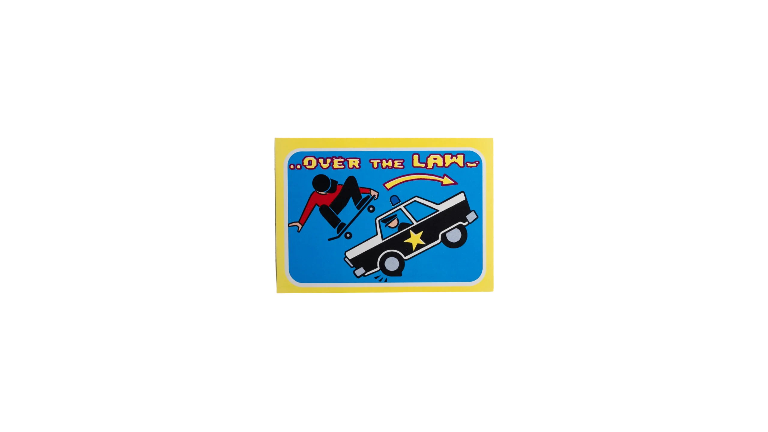 DSC05332-212 Over The Law Sticker - Image 1