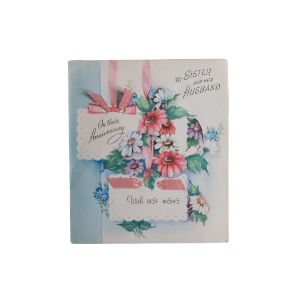 Sister & Husband Anniversary Card