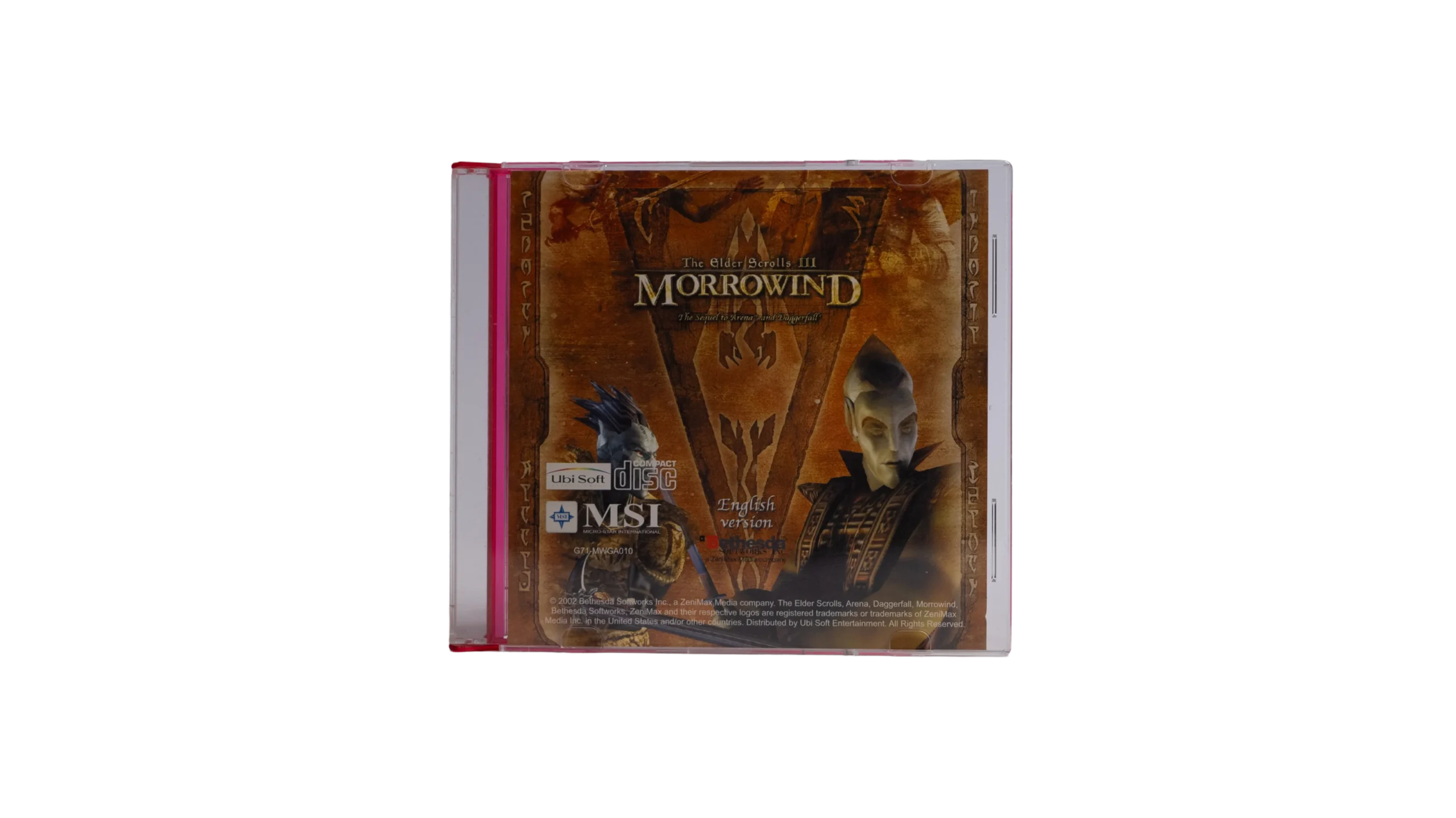 DSC05531-405 The Elder Scrolls III: Morrowind CD - Image 1