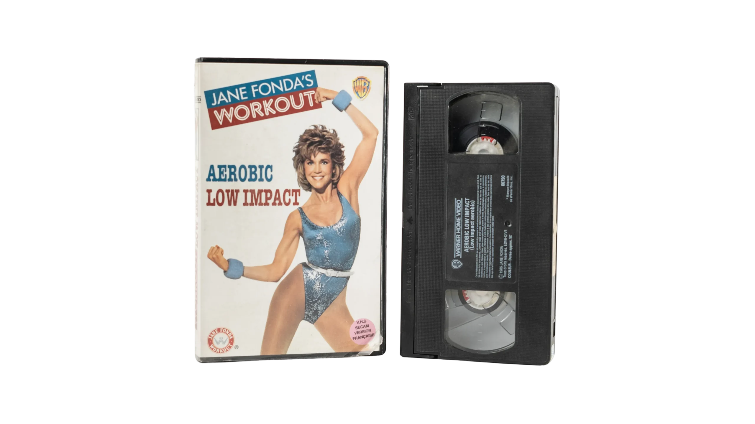 DSC06636-105 Jane Fonda Low Impact Workout 1986 VHS - Image 1