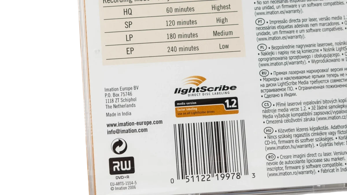 Lightscribe Imation DVD+R 4.7GB – Retro Hunts