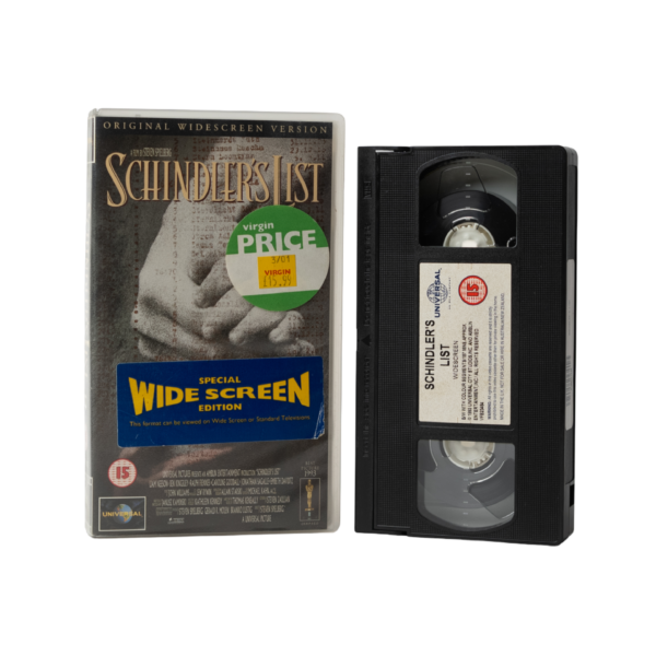 Schindler's List VHS 1993