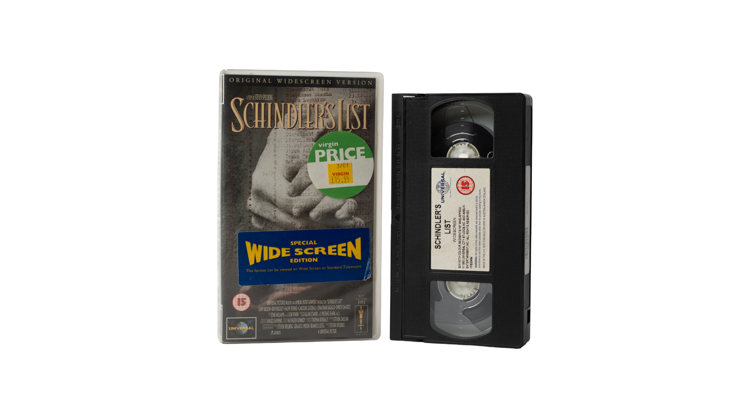 DSC01643-71 Schindler's List VHS 1993 - Image 1