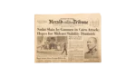 Sadat Assassination Newspaper 1981