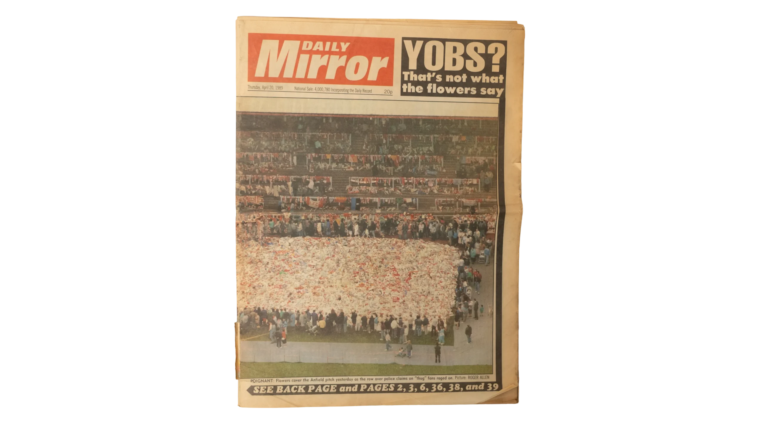 DSC02507 Hillsborough Disaster Daily Mirror Newspaper 1989 - Image 1