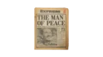 The Man of Peace Sadat Assassination Newspaper 1981