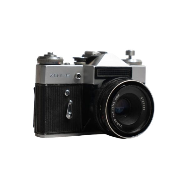 Zenit-E 35mm SLR Film Camera with Carl Zeiss Jena DDR 50mm f/2.8 Lens