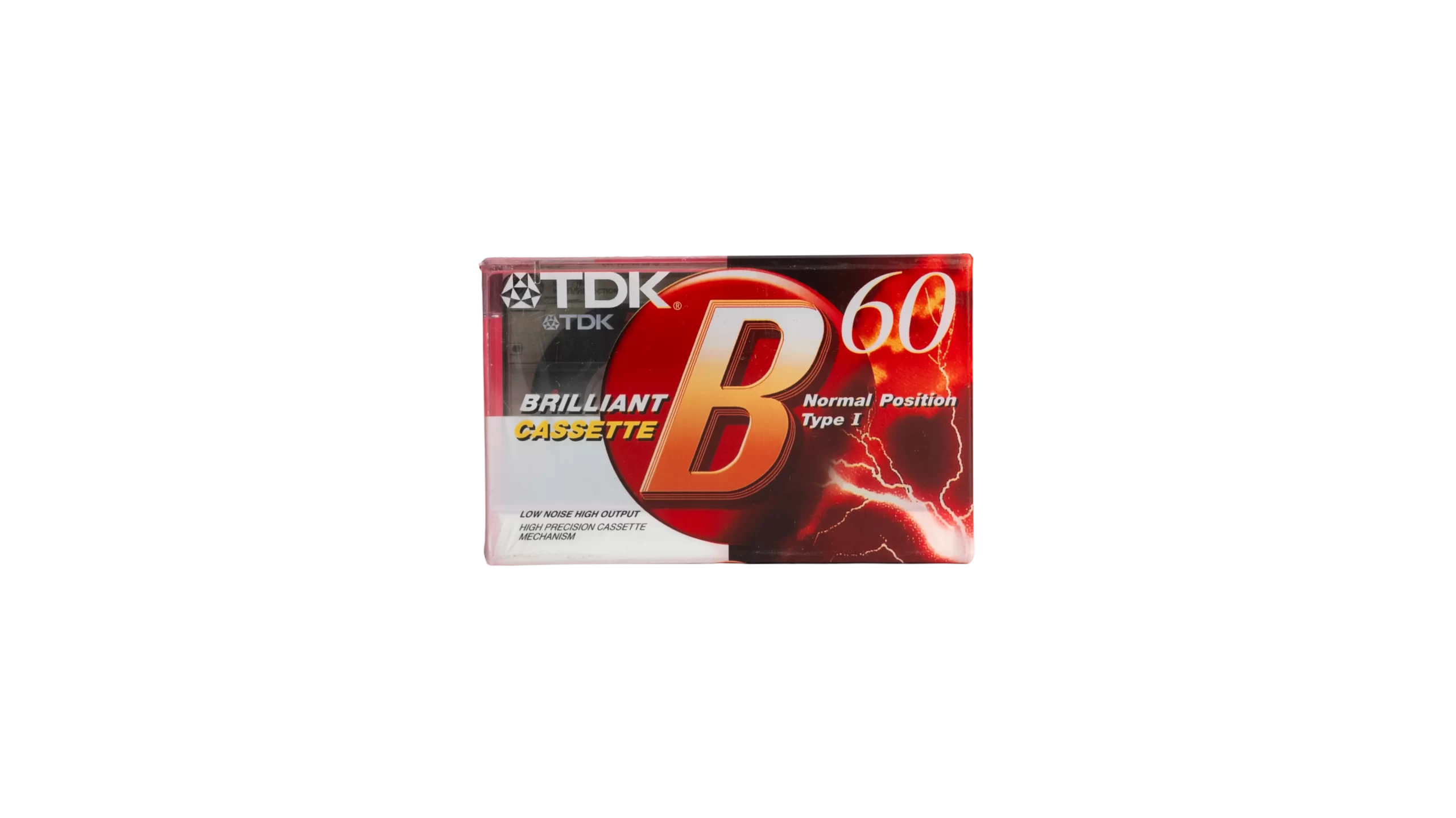 DSC01202 TDK B 60 Blank Audio Cassette Tape - Image 1