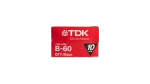 Ten TDK B 60 Blank Audio Cassette Tapes - Image 5