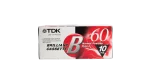 Ten TDK B 60 Blank Audio Cassette Tapes - Image 6