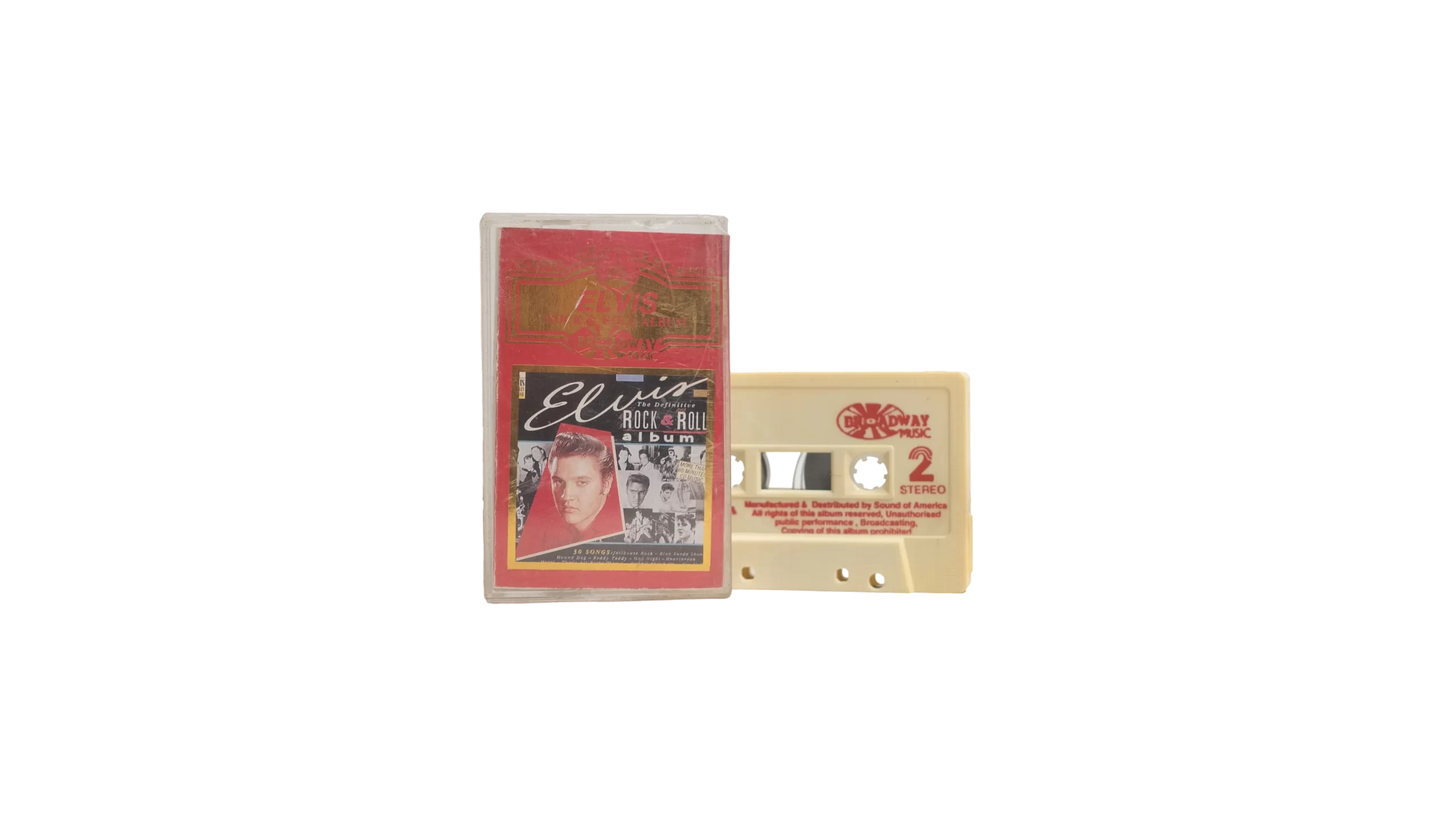 DSC03012 Elvis Presley – The Definitive Rock & Roll Album Cassette Tape - Image 1