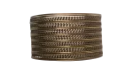 80s Brass Cuff Bracelet - Image 8