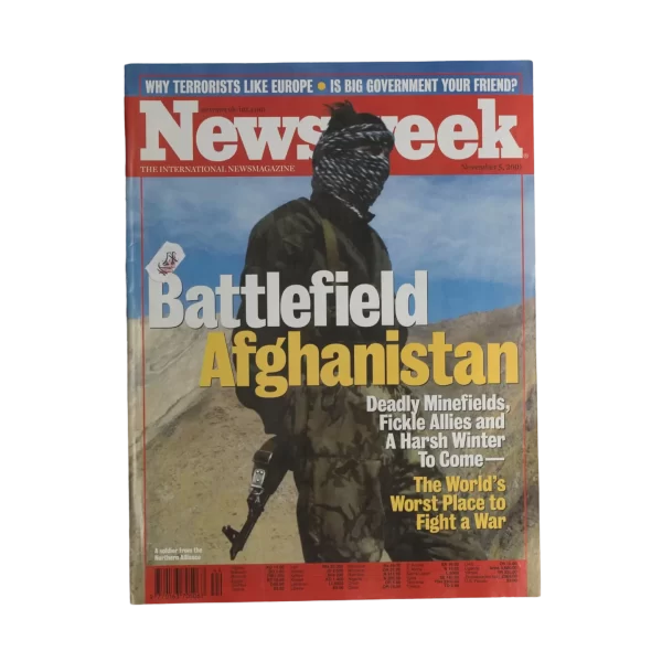 Battlefield Afghanistan Newsweek Magazine 2001