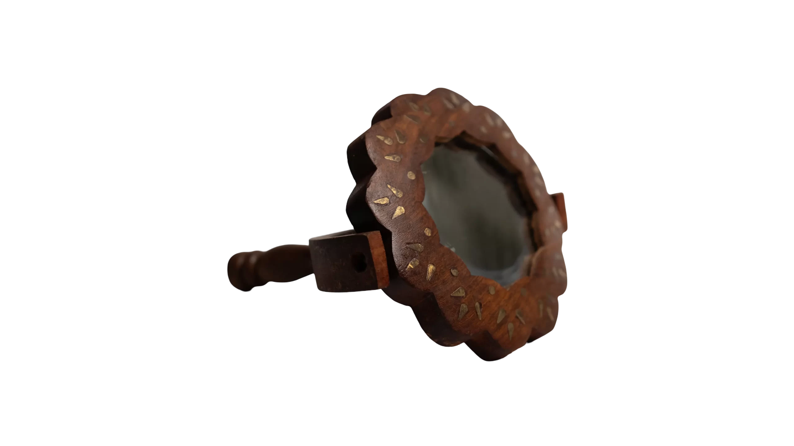 DSC07944 Wood Hand Mirror - Image 1