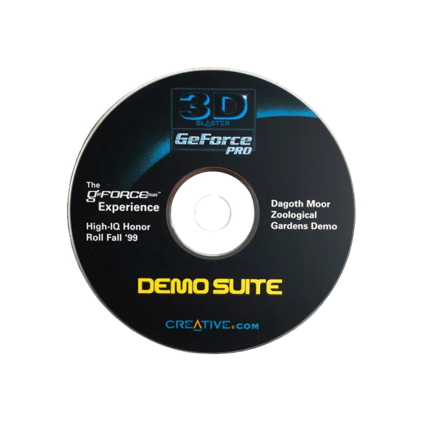 Creative 3D Blaster GeForce Pro Demo Suite CD