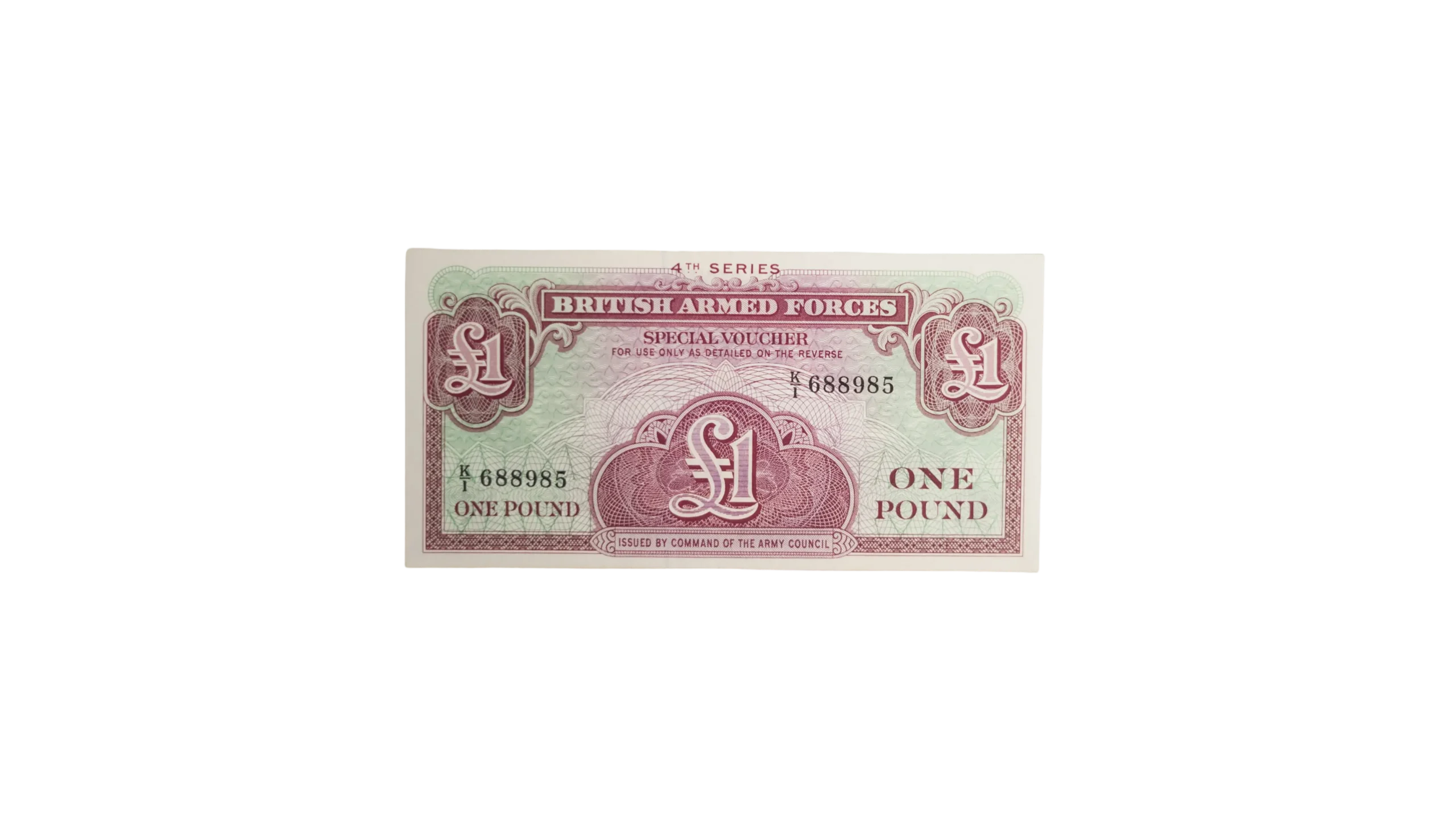 DSC09932 British Armed Forces One Pound Special Voucher - Image 1