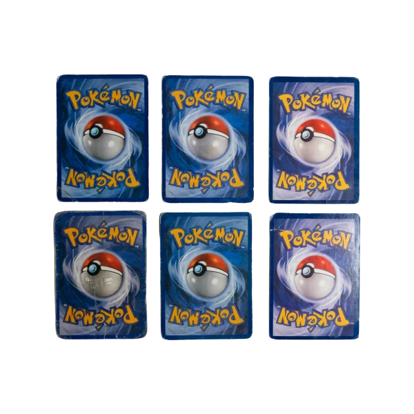 6 Pokémon Cards