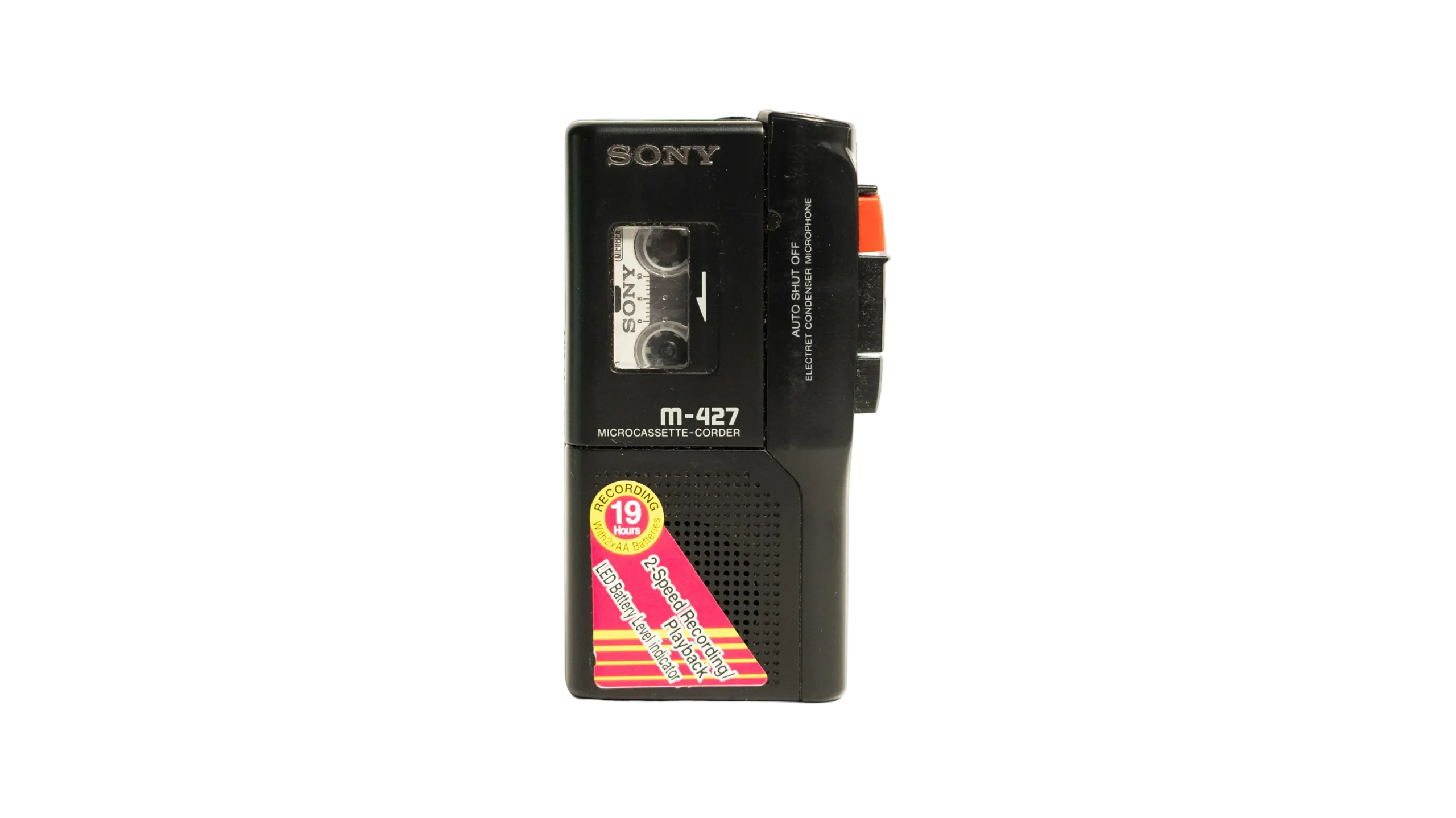 DSC04406 Sony M-427 Microcassette Voice Recorder - Image 1