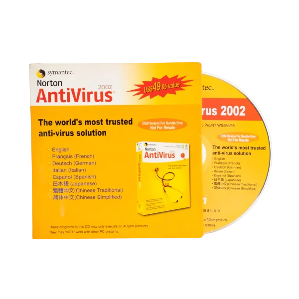 Norton AntiVirus 2002 Software