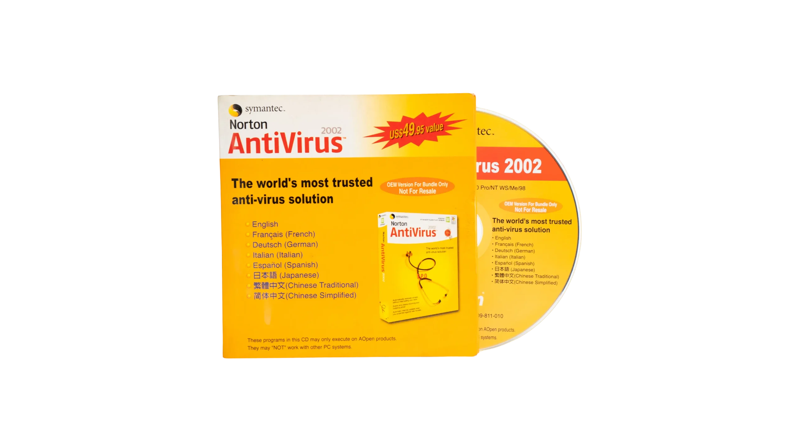 DSC05422 Norton AntiVirus 2002 Software - Image 1