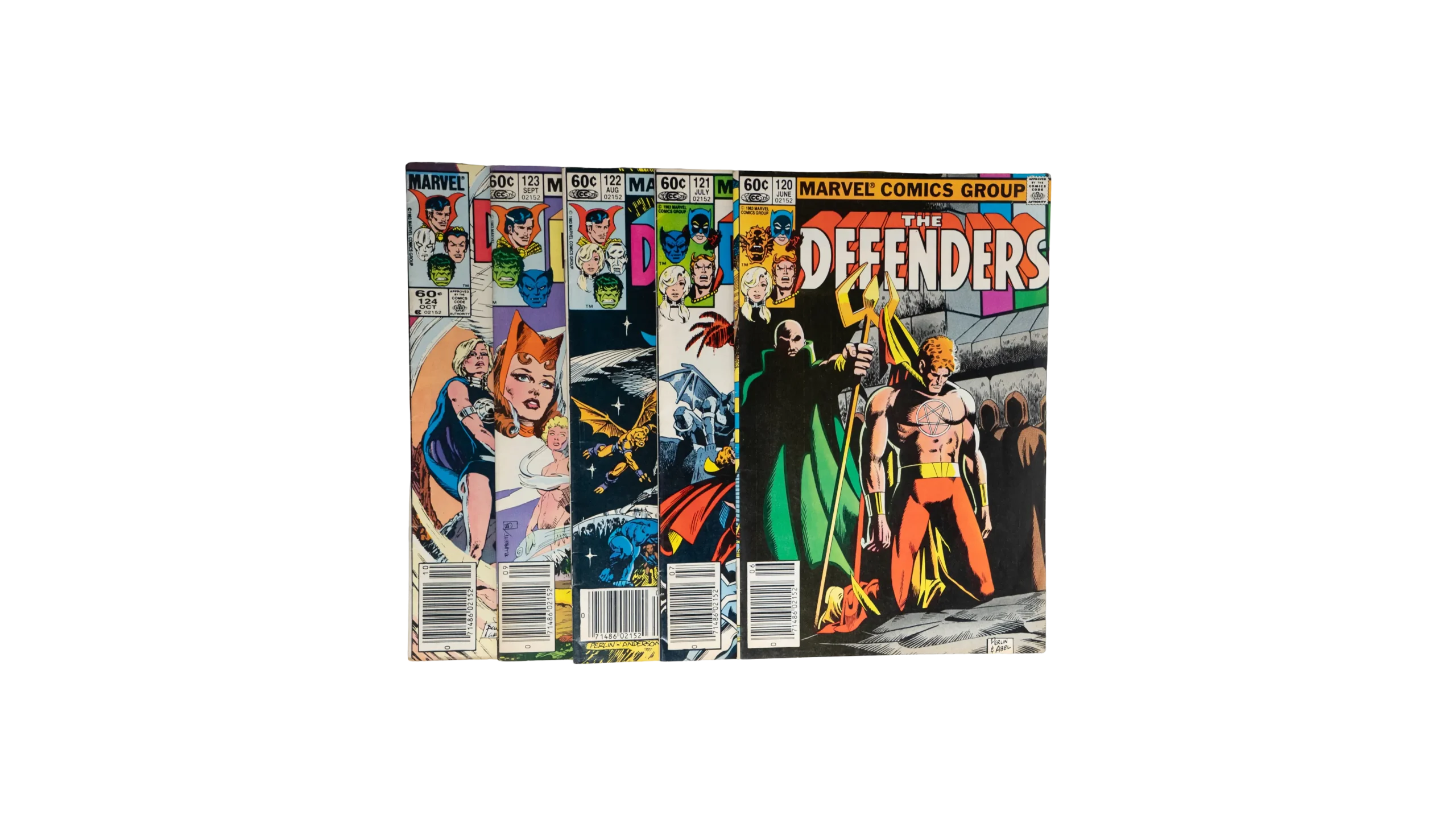 DSC06328 The Defenders Sequence #120-124 Marvel Comics - Image 1