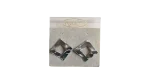 D’Orlan Diamond Shape Clip-On Earrings - Image 2