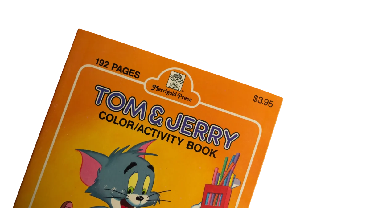 1980’s Tom & Jerry Color/Activity Book – Retro Hunts