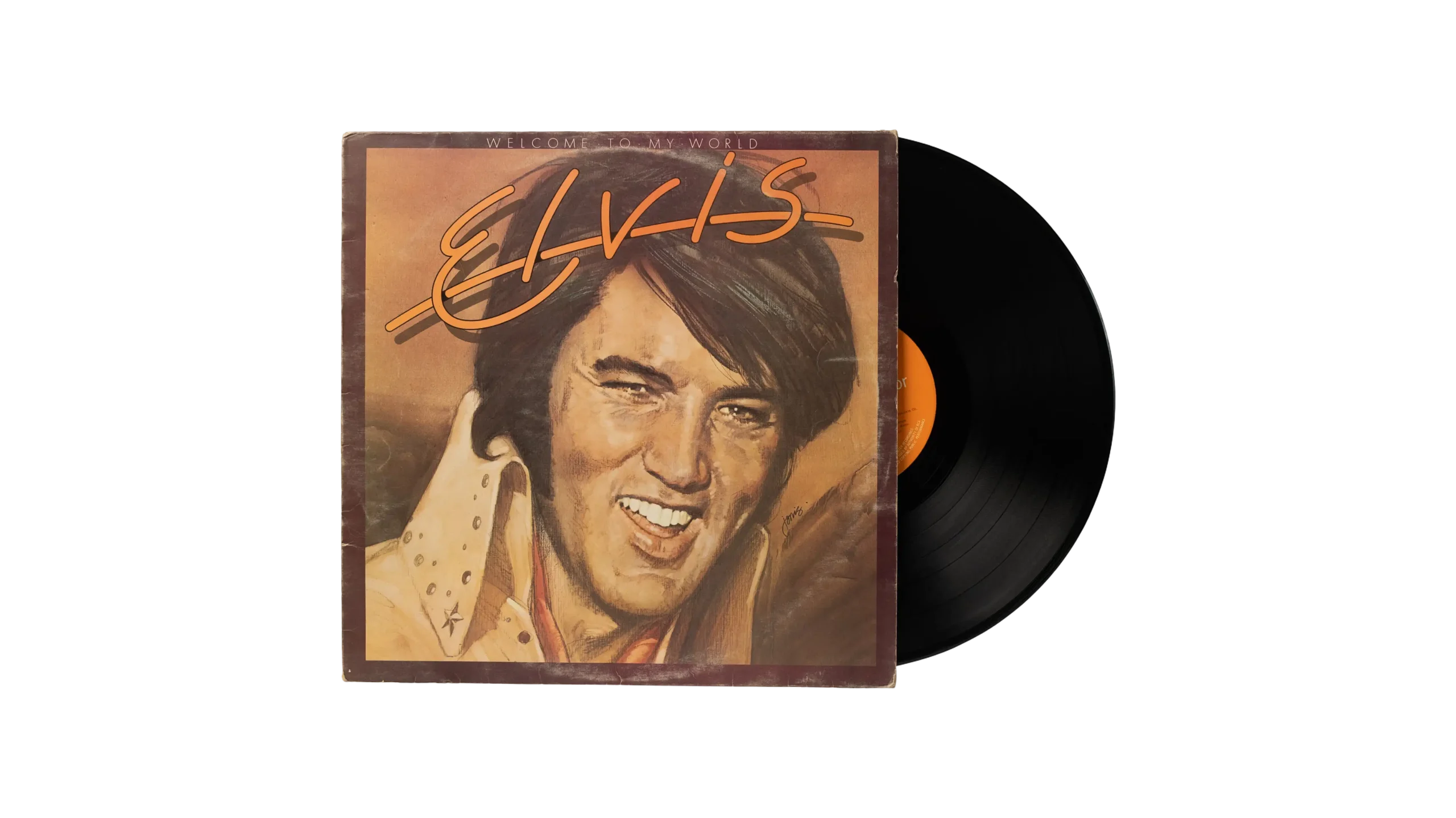 DSC00025 Elvis Presley Welcome to My World 12" Vinyl 1977 - Image 1