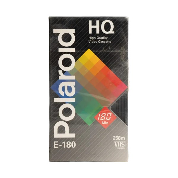 Blank Polaroid E-180 HQ VHS