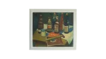 The Alchemist’s Table – Mid-Century Modern Still Life Oil Painting